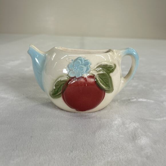 Shawnee Teapot Ceramic Pottery Wall Pocket Art Planters Vintage MCM Decor 1950s - Picture 1 of 9